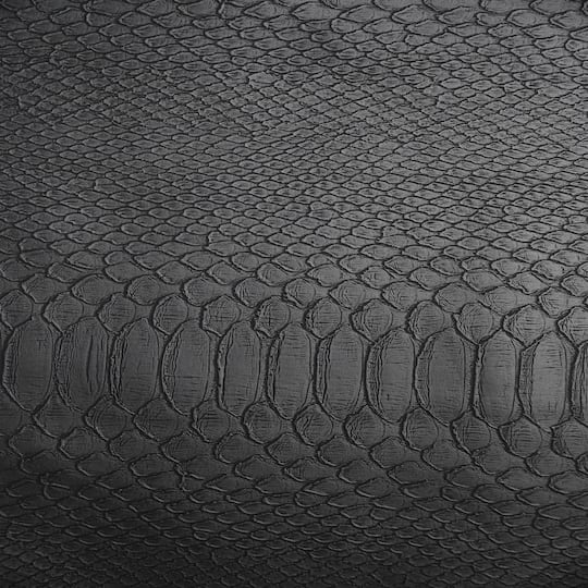 Feldman Black Reptile Faux Leather